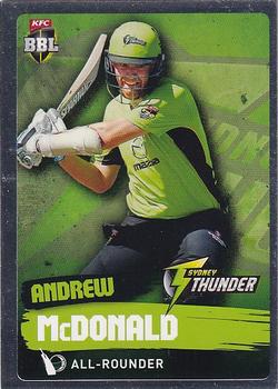 2015-16 Tap 'N' Play CA/BBL Cricket - Silver #175 Andrew McDonald Front