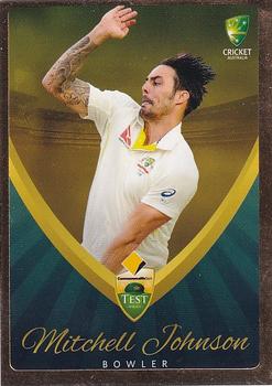 2015-16 Tap 'N' Play CA/BBL Cricket - Gold #005 Mitchell Johnson Front