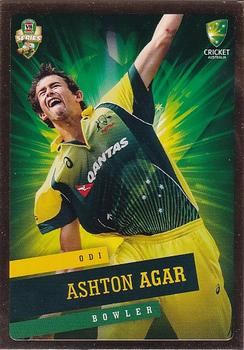 2015-16 Tap 'N' Play CA/BBL Cricket - Gold #016 Ashton Agar Front