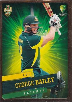 2015-16 Tap 'N' Play CA/BBL Cricket - Gold #017 George Bailey Front