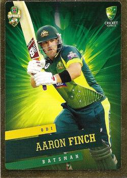 2015-16 Tap 'N' Play CA/BBL Cricket - Gold #020 Aaron Finch Front