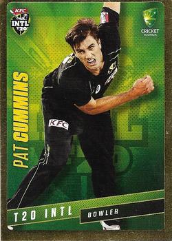 2015-16 Tap 'N' Play CA/BBL Cricket - Gold #035 Pat Cummins Front