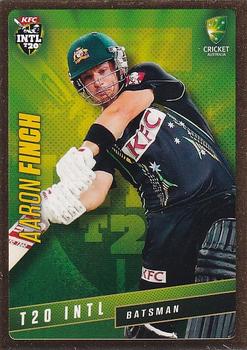 2015-16 Tap 'N' Play CA/BBL Cricket - Gold #037 Aaron Finch Front