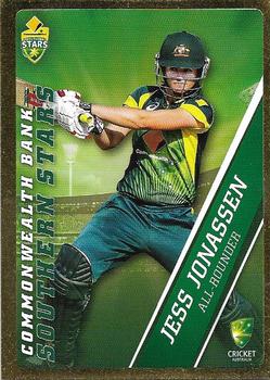 2015-16 Tap 'N' Play CA/BBL Cricket - Gold #054 Jess Jonassen Front