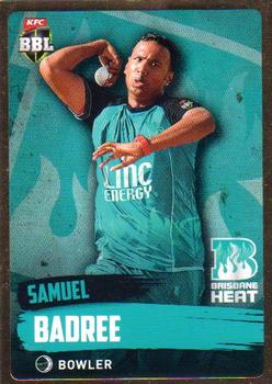 2015-16 Tap 'N' Play CA/BBL Cricket - Gold #076 Samuel Badree Front