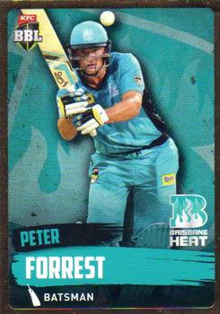 2015-16 Tap 'N' Play CA/BBL Cricket - Gold #083 Peter Forrest Front