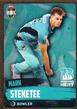 2015-16 Tap 'N' Play CA/BBL Cricket - Gold #090 Mark Steketee Front