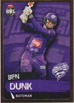 2015-16 Tap 'N' Play CA/BBL Cricket - Gold #094 Ben Dunk Front