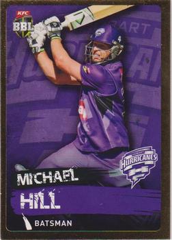 2015-16 Tap 'N' Play CA/BBL Cricket - Gold #095 Michael Hill Front