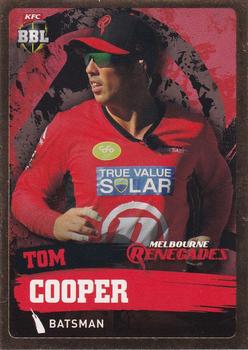 2015-16 Tap 'N' Play CA/BBL Cricket - Gold #108 Tom Cooper Front