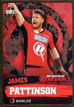 2015-16 Tap 'N' Play CA/BBL Cricket - Gold #114 James Pattinson Front