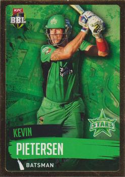 2015-16 Tap 'N' Play CA/BBL Cricket - Gold #129 Kevin Pietersen Front