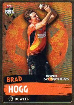 2015-16 Tap 'N' Play CA/BBL Cricket - Gold #141 Brad Hogg Front