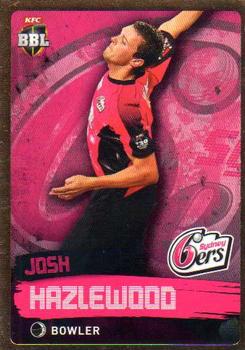 2015-16 Tap 'N' Play CA/BBL Cricket - Gold #157 Josh Hazlewood Front