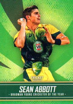 2015-16 Tap 'N' Play CA/BBL Cricket - Cricket Australia Medal Winners #MW-03 Sean Abbott Front