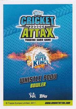 2014-15 Topps Cricket Attax IPL #3 Ravichandran Ashwin Back