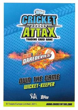 2014-15 Topps Cricket Attax IPL #35 Dinesh Karthik Back