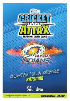 2014-15 Topps Cricket Attax IPL #77 Michael Hussey Back