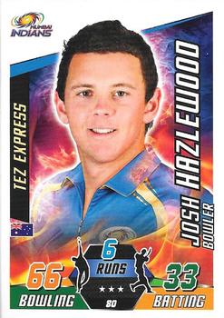 2014-15 Topps Cricket Attax IPL #80 Josh Hazlewood Front