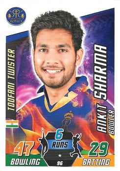 2014-15 Topps Cricket Attax IPL #96 Ankit Sharma Front