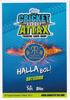 2014-15 Topps Cricket Attax IPL #99 Brad Hodge Back