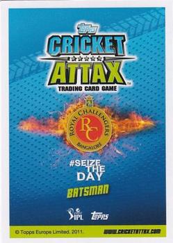 2014-15 Topps Cricket Attax IPL #112 Nic Maddinson Back