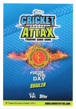 2014-15 Topps Cricket Attax IPL #115 Yuzvendra Chahal Back