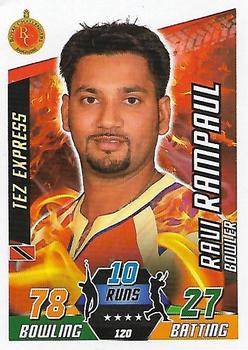 2014-15 Topps Cricket Attax IPL #120 Ravi Rampaul Front