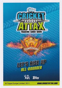 2014-15 Topps Cricket Attax IPL #129 Irfan Pathan Back