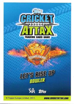 2014-15 Topps Cricket Attax IPL #140 Amit Mishra Back