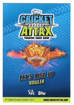 2014-15 Topps Cricket Attax IPL #162 Amit Mishra Back