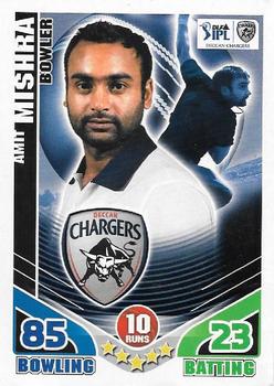 2011 Topps Cricket Attax IPL #NNO Amit Mishra Front
