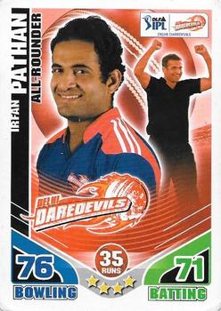 2011 Topps Cricket Attax IPL #NNO Irfan Pathan Front