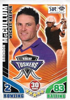 2011 Topps Cricket Attax IPL #NNO Brendon McCullum Front