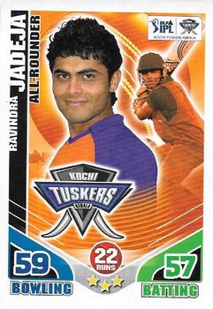2011 Topps Cricket Attax IPL #NNO Ravindra Jadeja Front