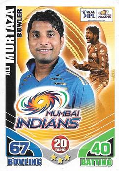 2011 Topps Cricket Attax IPL #NNO Ali Murtaza Front