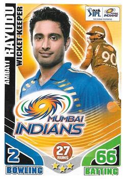 2011 Topps Cricket Attax IPL #NNO Ambati Rayudu Front