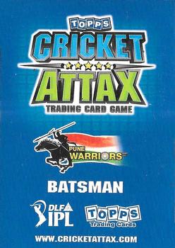 2011 Topps Cricket Attax IPL #NNO Graeme Smith Back