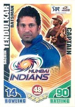 2011 Topps Cricket Attax IPL #NNO Sachin Tendulkar Front