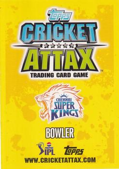 2013-14 Topps Cricket Attax IPL #14 Ravichandran Ashwin Back