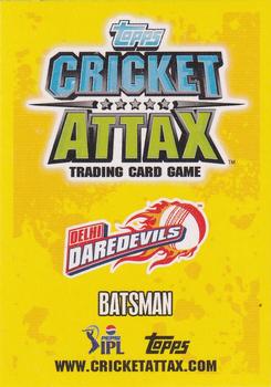 2013-14 Topps Cricket Attax IPL #24 Mahela Jayawardene Back