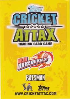 2013-14 Topps Cricket Attax IPL #36 Kevin Pietersen Back