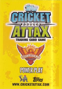 2013-14 Topps Cricket Attax IPL #37 Power Play Back