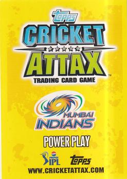 2013-14 Topps Cricket Attax IPL #91 Power Play Back