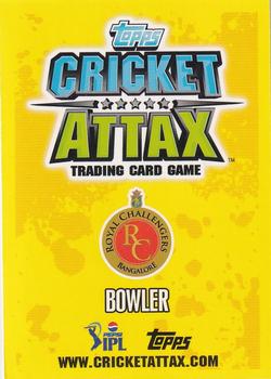 2013-14 Topps Cricket Attax IPL #157 Syed Mohammad Back