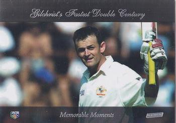 2002 ACB Platinum #096 Gilchrist's Fastest Double Century Front