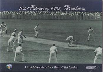 2002 ACB Platinum #105 10th February 1933, Brisbane Front