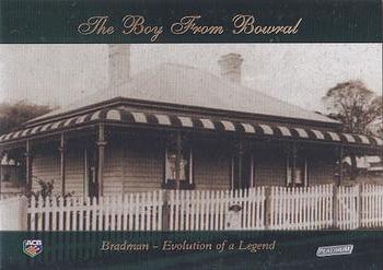 2002 ACB Platinum #118 The Boy from Bowral Front