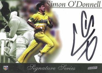 2002 ACB Platinum #139 Simon O'Donnell Front