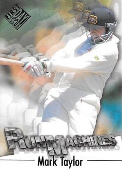 1996 Futera The Decider - Run Machines First Day Issue #RM3 Mark Taylor Front